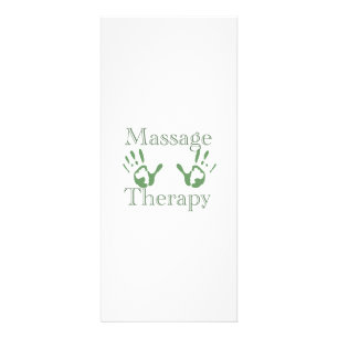 Panfleto Impressões da mão da terapia da massagem