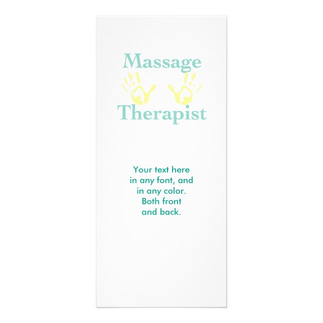 Panfleto Impressões-mão do massagista (Frente)