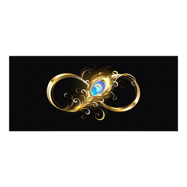 Panfleto Infinidade com a pena Pavão de Ouro (Frente)