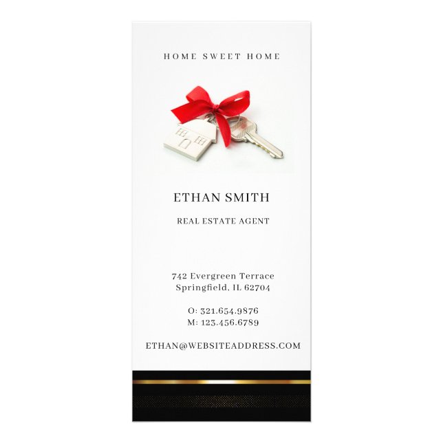 Panfleto Introdução ao Marketing Imobiliário Preto e Dourad (Frente)