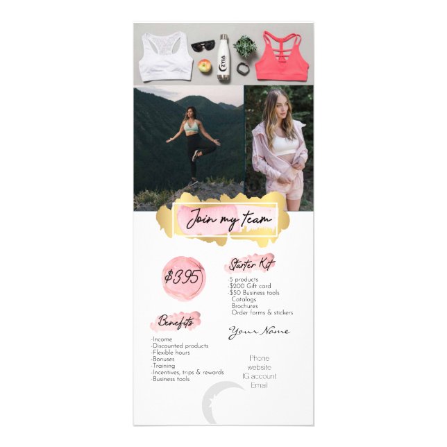 Panfleto Junte-se à minha placa Zyia (Frente)