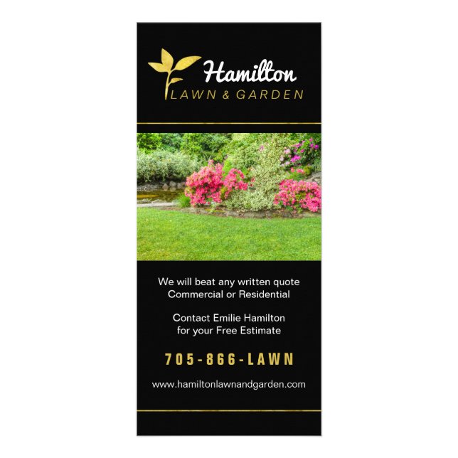 Panfleto Landscaping Price List Flyer (Frente)