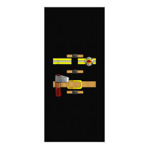 Panfleto Legal Bombeiro Uniforme Funny DIY Halloween