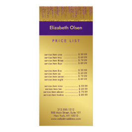 Panfleto Leitura Dourada Moderna de Script de Assinatura Ho