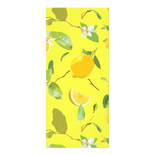 Panfleto Limão de Aquarela e Folhas 4