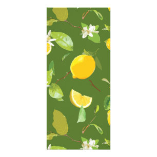 Panfleto Limão de Aquarela e Folhas 5