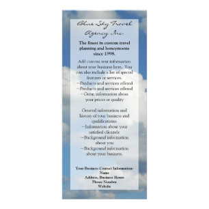 Panfleto Limpar Céu Azul