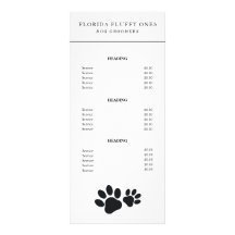 Lista de Preços de Serviços de Impressão de Pata R
