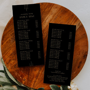 Panfleto Lista de Preços Empresariais Dupla Face EVERLY Bla