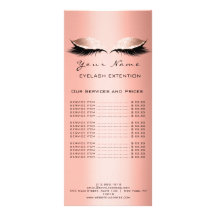 Lista de Preços Lashes Extensão Makeup Artist Cora