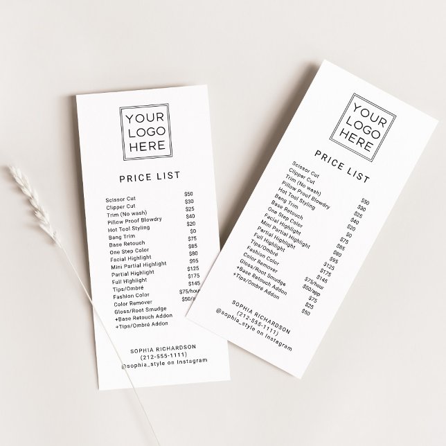 Panfleto Logotipo personalizado profissional | Serviços da  (Criador carregado)