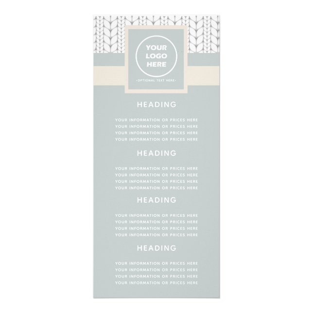 Panfleto Logotipo profissional moderno de padrão conhecido (Frente)