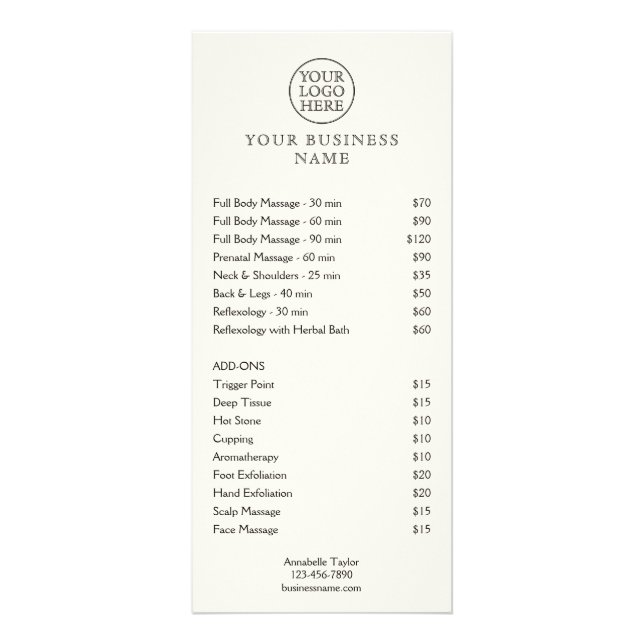 Panfleto Logotipo Vintage (Frente)