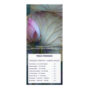 Panfleto Lotus Reverie Design de Flor de Lótus