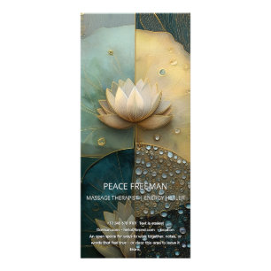Panfleto Lotus Reverie   Design de Flor de Lótus