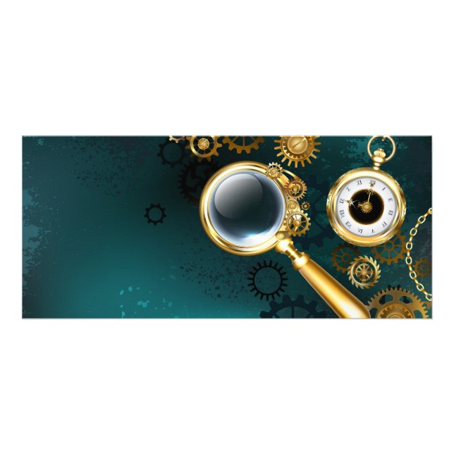 Panfleto Lupa no estilo Steampunk (Frente)