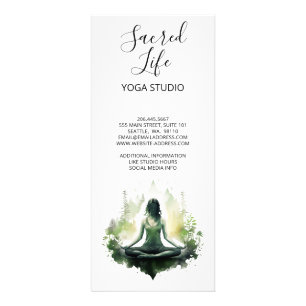 Panfleto Luz enraizada Meditação do Feminino Sagrado