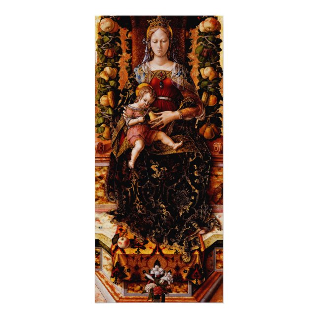 Panfleto Madonna della Candeletta por Carlo Crivelli (Frente)