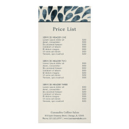 Panfleto Marinho Elegante Abstrato Azul Moderno