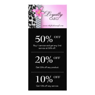Panfleto Marketing de Joias Salon - Lealdade Lily Flower