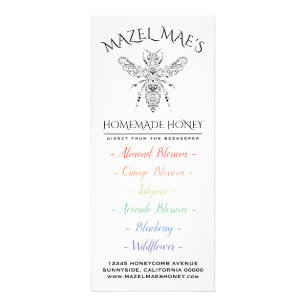 Panfleto Mel caseiro personalizado