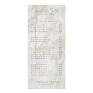 Panfleto Mínimo Simples Mórbita Dourada Elegante