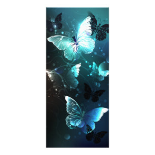 Panfleto Mint Night Butterflies