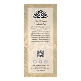 Panfleto Modelo da placa Spa do Omã de Omã de Damask Person