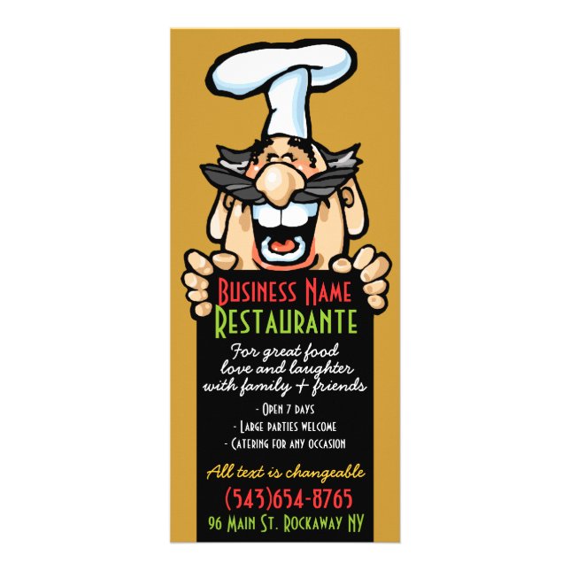 Panfleto Modelo para viagem 4x9.Italian.Chef.Pizza 2 do (Frente)