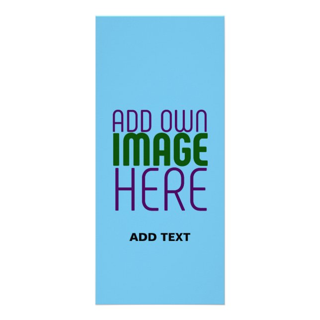 PANFLETO MODERNO EDITABLE SWAG SKY BLUE IMAGE TEXTO MODELO (Frente)