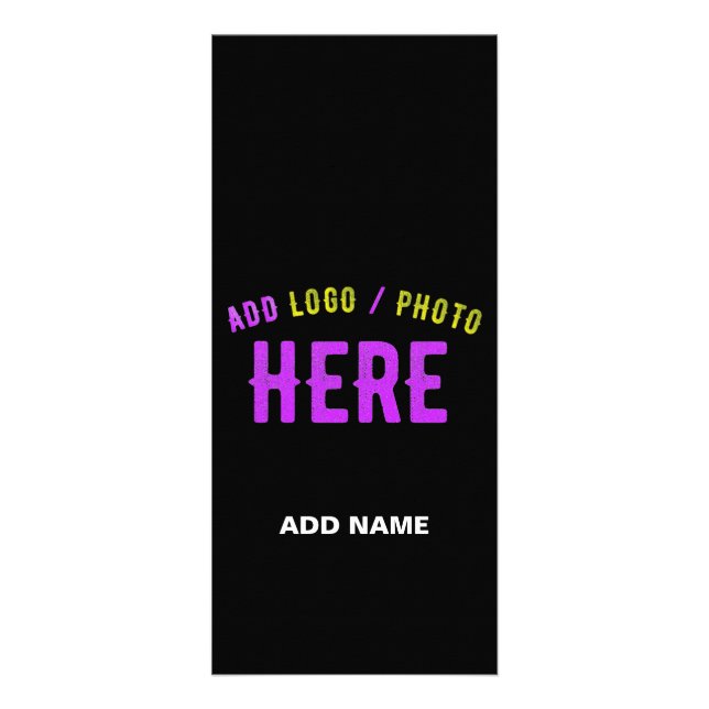 PANFLETO NA MODA MODERNO PERSONALIZÁVEL NEGRO VERIFICADO CO (Frente)