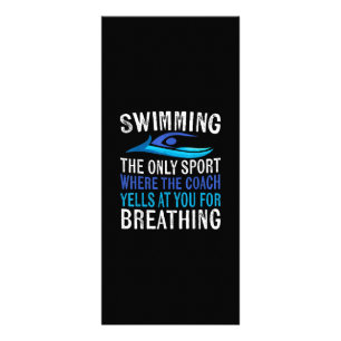 Panfleto Nadar Apenas Esporte Onde O Treinador Swimmer Ofer