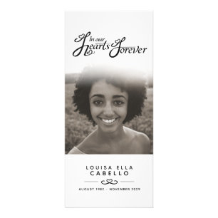 Panfleto No nosso programa funerário, mono preto branco