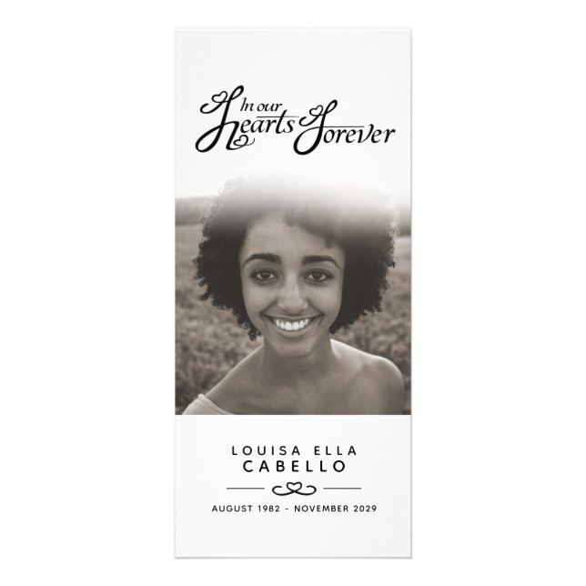 Panfleto No nosso programa funerário, mono preto branco (Verso)