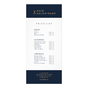 Panfleto O ouro limpo minimalista Scissors o estilista do