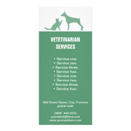 Panfleto O veterinário presta serviços de manutenção ao