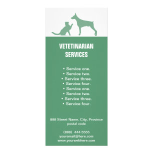 Panfleto O veterinário presta serviços de manutenção ao