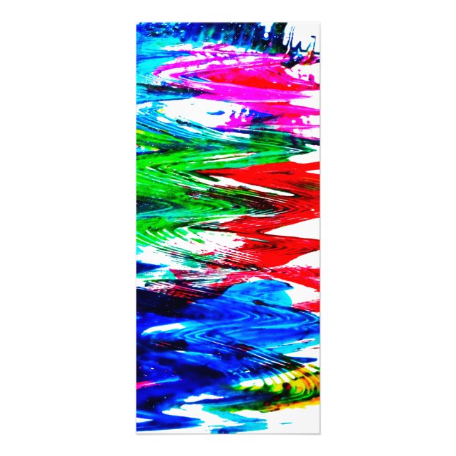 Panfleto Ondas coloridas (Frente)