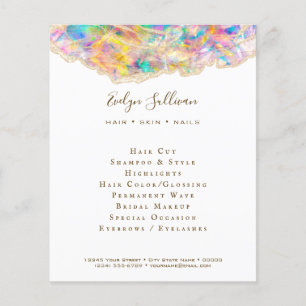 panfleto opal de design