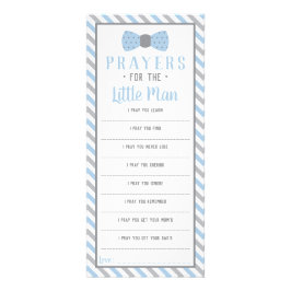 Panfleto Orações para o Homem Pequeno, Azul Bebê, Cinza