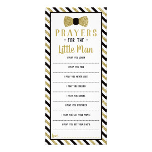 Panfleto Orações para o Homem Pequeno, Preto, Faux Dourado