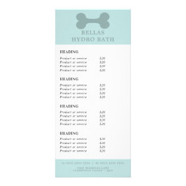 Panfleto Osso Do Cachorro Mint E Teal