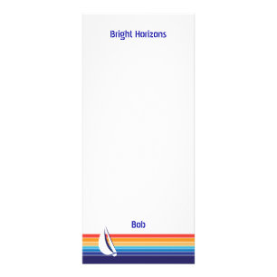 Panfleto Pacote de Square_Office da cor do barco