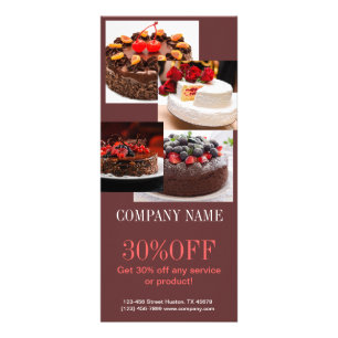 Panfleto padaria do padeiro do bolo de casamento da