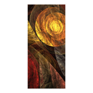 Panfleto Padrão de Abstrato de Arte Floral Moderna da Flor