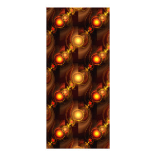 Panfleto Padrão de Arte Abstrata Boho Elegante Moderno Dour