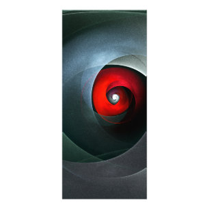 Panfleto Padrão de Arte Moderna Abstrato de Roteiro Vermelh