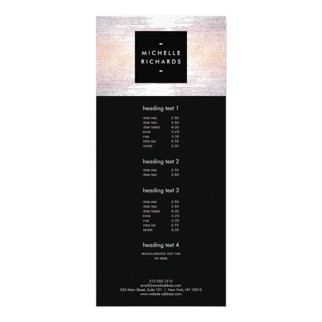 Panfleto Padrão de Chuva de Confetti Colorida Moderno (Frente)