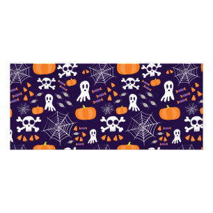 Panfleto Padrão Divertido de Halloween