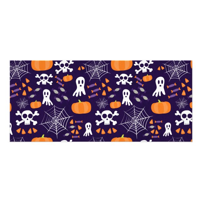 Panfleto Padrão Divertido de Halloween (Frente)